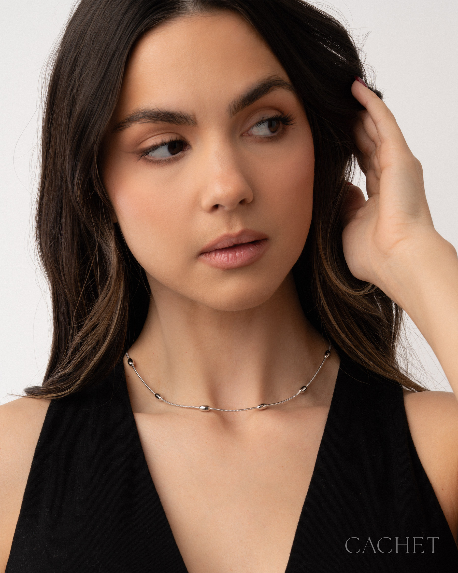 Modern Rhodium available Cachet jewelry